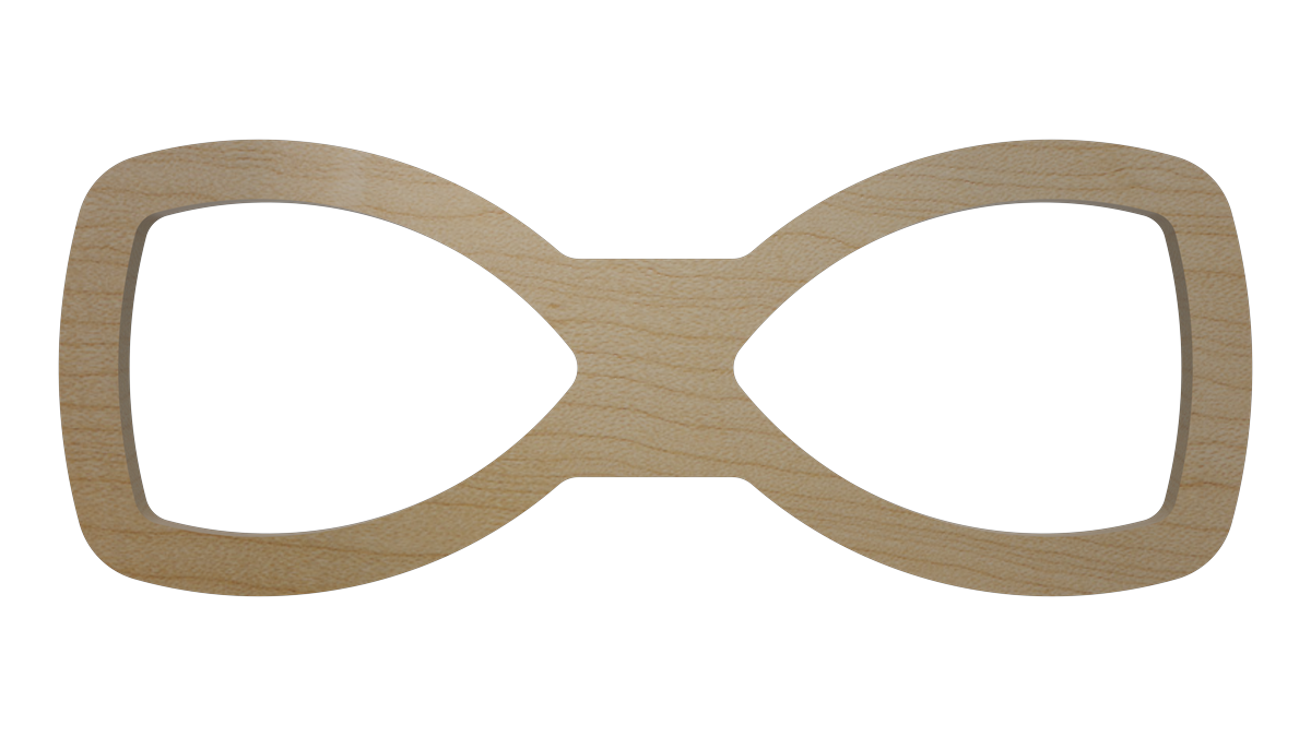 Barcelona Fliege – Material: Holz Ahorn