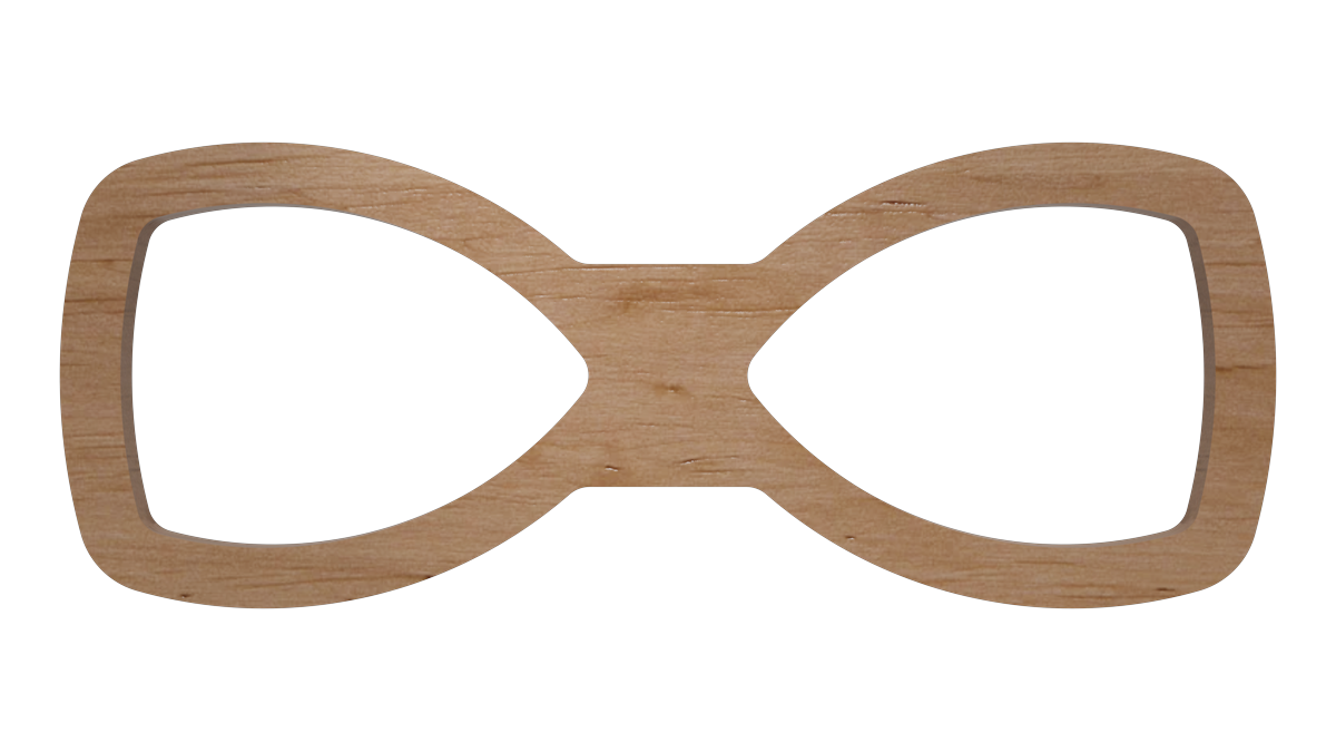 Barcelona Fliege – Material: Holz Erle