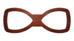 Barcelona Fliege – Material: Holz Mahagoni