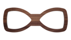 Barcelona Fliege – Material: Holz Nussbaum