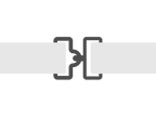 Nackenband Weiß – Schemaansicht